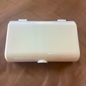 White Make Up Container